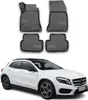 2014-2021 Mercedes triedy GLA Podlahové rohože TPE čierne 4 Náhľad obrázku produktu 1