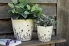 Clayre & Eef bloempot, diameter 21 cm, hoogte 20 cm, beige Productafbeelding-voorbeeld 5
