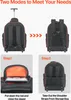 SucceBuy Zaino porta attrezzi con ruote, 72 tasche e ruote Anteprima dell’immagine prodotto 4