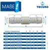 tecuro Schlauchverbinder Tülle Ø 12 mm - Nylon weiß Produktbild-Vorschau 4