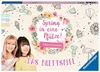 The image shows the front of a board game box with illustrations and photos of two young women. Podgląd zdjęcia produktu