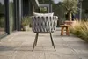 KAWOLA Gartenstuhl LUSHA Outdoor grau Rope hellgrau mit Produktbild-Vorschau 4