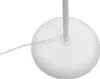 Close-up of the base of a white floor lamp with a white power cord. Produktbild-Vorschau