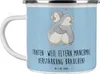 Mr. & Mrs. Panda Teetasse Liebe Tanten - Blau Pastell - Produktbild-Vorschau 1