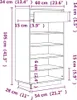 vidaXL Stojan na boty 60x34x105 cm z masivního borovicového Náhled obrázku produktu 8