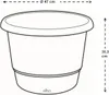 Flowerpot - ELHO - Amiga Round 47 - White - Ø 47 x H 35 cm Anteprima dell’immagine prodotto 7