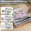 A person is packing vacuum seal bags into a suitcase. Produktbild-Vorschau