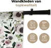 MuchoWow® Wandteppich Wandbehang Blumen - Rosen - Anemone Produktbild-Vorschau 3