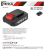 Batteria ricaricabile YATO 18V li-ion 2.0Ah, batteria per Anteprima dell’immagine prodotto 4