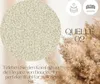 A collage featuring a close-up of a textured fabric and text overlay. Voir les images du produit