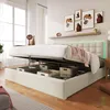 Letto imbottito Flieks 160x200cm con rete a doghe e Anteprima dell’immagine prodotto 2