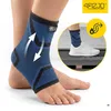 4FIZJO Elastická bandáž hlezenního kloubu L, modrá Náhled obrázku produktu 7