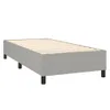Struttura letto senza materasso Tessuto grigio chiaro Anteprima dell’immagine prodotto 3