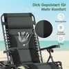 Yaheetech Klappbarer Liegestuhl mit gepolsterter Auflage Produktbild-Vorschau 7