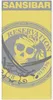 Telo mare SANSIBAR BL 100x180 cm giallo Telo da bagno Anteprima dell’immagine prodotto 1