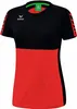 Erima Six Wings T-Shirt Rot/Schwarz - 40 Produktbild-Vorschau 4