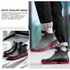 Regenstiefel Outdoor Rutschfeste Regenschuhe Schwarz Größe: Produktbild-Vorschau 6