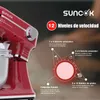 SUNCOK Batidora Amasadora 1500W, 12 Vitesses + Pulse, 2 Vista previa de la imagen del producto 2