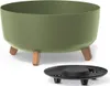 Vaso Gracyeen verde terra 38 cm Anteprima dell’immagine prodotto 4