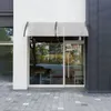 XMTECH Vordach Haustürvordach 200x100cm Pultbogenvordach Produktbild-Vorschau 8