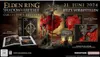 Promotional image for Elden Ring: Shadow of the Erdtree Collector's Edition, showing the statue, artbook, and other included items. Produktbild-Vorschau