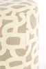 Pouf rotondo in tessuto tortora/beige Ø40x44 cm - Light & Anteprima dell’immagine prodotto 4