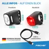 FISCHER Akku Beleuchtungsset SQUARE 40/20 Lux Produktbild-Vorschau 7