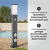 LED Wegeleuchte eckig 80cm mit Bewegungsmelder und 2 Produktbild-Vorschau 3
