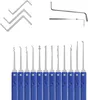 A collection of lock picking tools arranged on a white background. Podgląd zdjęcia produktu