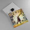 Wanduhr - Quadrat - Glasuhr - Liebhaber auf Bank - 30x30cm Produktbild-Vorschau 2