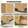 Outsunny Gartenschrank Holz Geräteschuppen mit Ablage Produktbild-Vorschau 7