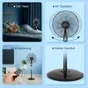 Aigostar Leise Ventilator mit Fernbedienung, 80° Produktbild-Vorschau 5