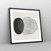 Gerahmtes Poster - Schwarzer Rahmen - Abstraktion Fleck Produktbild-Vorschau 8