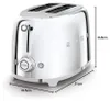 SMEG TSF01SSEU Toaster 2 Scheiben Chrom Produktbild-Vorschau 23