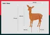 KOTARBAU® Decorazione da giardino figure di ruggine 77cm Anteprima dell’immagine prodotto 4