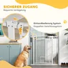 Bezpečnostná brána do dverí PawHut pre psov, zábrana 76-104 Náhľad obrázku produktu 6