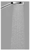 Hansgrohe Croma Select E, Handduschbrause mit Kopf, Chrom, Produktbild-Vorschau 2