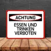 Essen und Trinken verboten Warn- und Hinweisschild im Produktbild-Vorschau 4