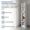 Étagère à 5 niveaux Armoire de classement avec 4 étagères Voir les images du produit 3