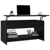 vidaXL Stolik kawowy czarny 102x50x52,5 cm materiał Podgląd zdjęcia produktu 3