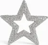 Riffelmacher Deko Glitter-Stern 15 cm 17355 | Silber - Produktbild-Vorschau 1