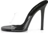 GALA-01 Damen Slipper von Fabulicious, Transparent Schwarz Produktbild-Vorschau 3
