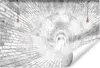 Muralo Vlies Fototapete ZIEGEL Tunnel 3D Effekt Abstraktion Produktbild-Vorschau 1