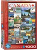 Eurographics Puzzle Voyage Canada affiche vintage, 1000 Voir les images du produit 2