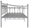 vidaXL Rám rozkladacej pohovky sivý kovový 90x200 cm Náhľad obrázku produktu 6