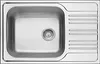 1-bowl steel sink with drainer Anteprima dell’immagine prodotto 1