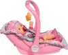 BABY born Babyschale rosa / grau, Puppen Babytrage fr 36 Produktbild-Vorschau 12
