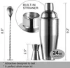 24oz Cocktail-Shaker-Bar-Set – Professioneller Produktbild-Vorschau 3