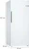 Congélateur armoire 70cm 289l no frost - Bosch - GSN51AWDV Voir les images du produit 15