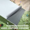 PawHut Hühnerstall Freilaufgehege aus Stahl, 3 x 4 x 1,95 m Produktbild-Vorschau 5